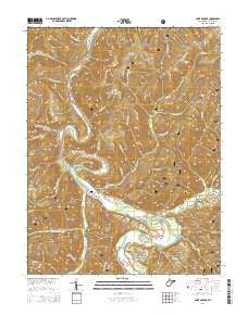 Saint George West Virginia Historical topographic map, 1:24000 scale, 7.5 X 7.5 Minute, Year 2014