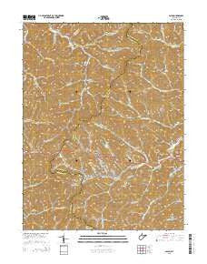 Salem West Virginia Historical topographic map, 1:24000 scale, 7.5 X 7.5 Minute, Year 2014