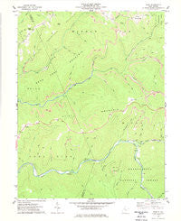Samp West Virginia Historical topographic map, 1:24000 scale, 7.5 X 7.5 Minute, Year 1977