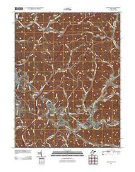Sandyville West Virginia Historical topographic map, 1:24000 scale, 7.5 X 7.5 Minute, Year 2011