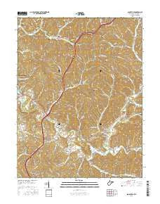 Sandyville West Virginia Current topographic map, 1:24000 scale, 7.5 X 7.5 Minute, Year 2016