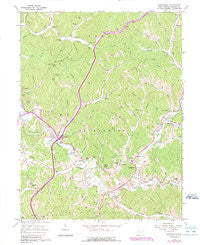 Sandyville West Virginia Historical topographic map, 1:24000 scale, 7.5 X 7.5 Minute, Year 1960