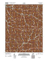Schultz West Virginia Historical topographic map, 1:24000 scale, 7.5 X 7.5 Minute, Year 2011