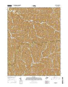 Schultz West Virginia Historical topographic map, 1:24000 scale, 7.5 X 7.5 Minute, Year 2014