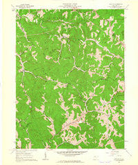Schultz West Virginia Historical topographic map, 1:24000 scale, 7.5 X 7.5 Minute, Year 1961