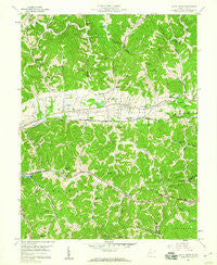 Scott Depot West Virginia Historical topographic map, 1:24000 scale, 7.5 X 7.5 Minute, Year 1958