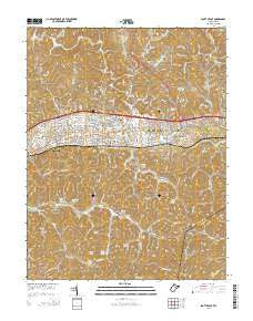 Scott Depot West Virginia Historical topographic map, 1:24000 scale, 7.5 X 7.5 Minute, Year 2014