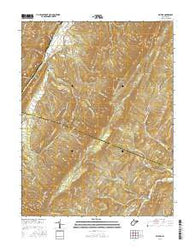 Sector West Virginia Current topographic map, 1:24000 scale, 7.5 X 7.5 Minute, Year 2016
