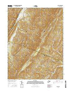 Sector West Virginia Current topographic map, 1:24000 scale, 7.5 X 7.5 Minute, Year 2016