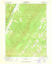 Sector West Virginia Historical topographic map, 1:24000 scale, 7.5 X 7.5 Minute, Year 1971