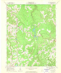 Shady Spring West Virginia Historical topographic map, 1:24000 scale, 7.5 X 7.5 Minute, Year 1968