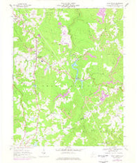 Shady Spring West Virginia Historical topographic map, 1:24000 scale, 7.5 X 7.5 Minute, Year 1968