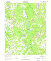 Shady Spring West Virginia Historical topographic map, 1:24000 scale, 7.5 X 7.5 Minute, Year 1968