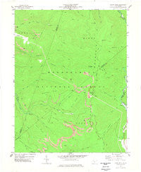 Sharp Knob West Virginia Historical topographic map, 1:24000 scale, 7.5 X 7.5 Minute, Year 1977