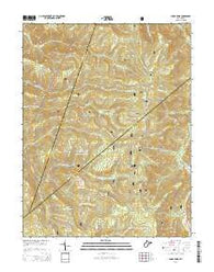 Sharp Knob West Virginia Historical topographic map, 1:24000 scale, 7.5 X 7.5 Minute, Year 2014