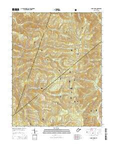 Sharp Knob West Virginia Historical topographic map, 1:24000 scale, 7.5 X 7.5 Minute, Year 2014