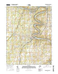 Shepherdstown West Virginia Current topographic map, 1:24000 scale, 7.5 X 7.5 Minute, Year 2016