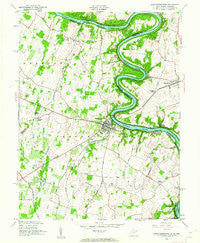 Shepherdstown West Virginia Historical topographic map, 1:24000 scale, 7.5 X 7.5 Minute, Year 1953