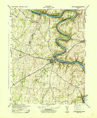 Shepherdstown West Virginia Historical topographic map, 1:31680 scale, 7.5 X 7.5 Minute, Year 1944