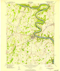 Shepherdstown West Virginia Historical topographic map, 1:24000 scale, 7.5 X 7.5 Minute, Year 1953