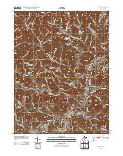 Shinnston West Virginia Historical topographic map, 1:24000 scale, 7.5 X 7.5 Minute, Year 2011