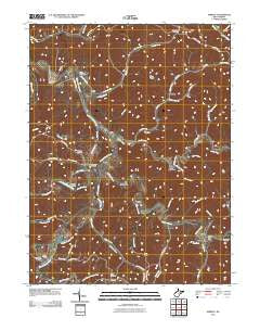 Shirley West Virginia Historical topographic map, 1:24000 scale, 7.5 X 7.5 Minute, Year 2011