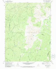 Sinks Of Gandy West Virginia Historical topographic map, 1:24000 scale, 7.5 X 7.5 Minute, Year 1970