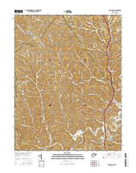 Sissonville West Virginia Current topographic map, 1:24000 scale, 7.5 X 7.5 Minute, Year 2016