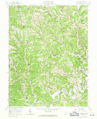 Sissonville West Virginia Historical topographic map, 1:24000 scale, 7.5 X 7.5 Minute, Year 1958