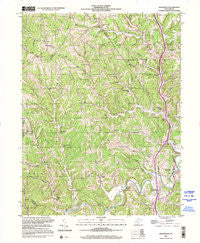 Sissonville West Virginia Historical topographic map, 1:24000 scale, 7.5 X 7.5 Minute, Year 2000