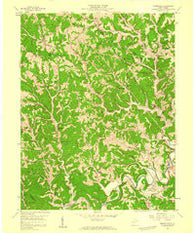 Sissonville West Virginia Historical topographic map, 1:24000 scale, 7.5 X 7.5 Minute, Year 1958