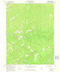 Skelt West Virginia Historical topographic map, 1:24000 scale, 7.5 X 7.5 Minute, Year 1967