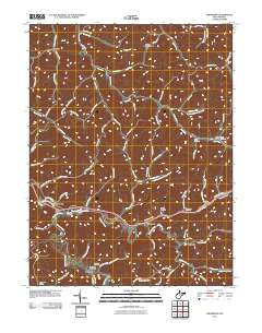 Smithburg West Virginia Historical topographic map, 1:24000 scale, 7.5 X 7.5 Minute, Year 2011