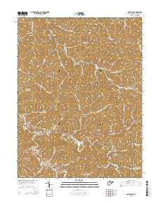 Smithburg West Virginia Historical topographic map, 1:24000 scale, 7.5 X 7.5 Minute, Year 2014