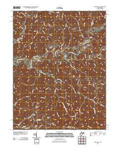 Smithville West Virginia Historical topographic map, 1:24000 scale, 7.5 X 7.5 Minute, Year 2010