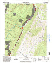 Snowy Mountain West Virginia Historical topographic map, 1:24000 scale, 7.5 X 7.5 Minute, Year 1995