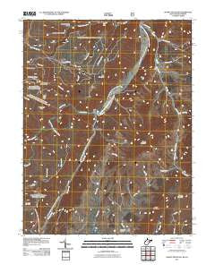 Snowy Mountain West Virginia Historical topographic map, 1:24000 scale, 7.5 X 7.5 Minute, Year 2011