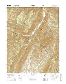 Snowy Mountain West Virginia Historical topographic map, 1:24000 scale, 7.5 X 7.5 Minute, Year 2014