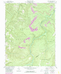 Snyder Knob West Virginia Historical topographic map, 1:24000 scale, 7.5 X 7.5 Minute, Year 1974