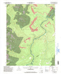 Snyder Knob West Virginia Historical topographic map, 1:24000 scale, 7.5 X 7.5 Minute, Year 1995