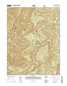 Snyder Knob West Virginia Historical topographic map, 1:24000 scale, 7.5 X 7.5 Minute, Year 2014