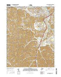 South Parkersburg West Virginia Current topographic map, 1:24000 scale, 7.5 X 7.5 Minute, Year 2016