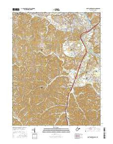 South Parkersburg West Virginia Current topographic map, 1:24000 scale, 7.5 X 7.5 Minute, Year 2016