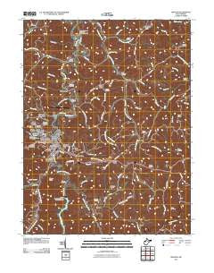 Spencer West Virginia Historical topographic map, 1:24000 scale, 7.5 X 7.5 Minute, Year 2011
