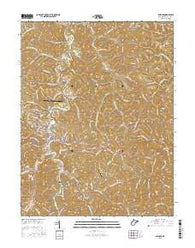 Spencer West Virginia Current topographic map, 1:24000 scale, 7.5 X 7.5 Minute, Year 2016