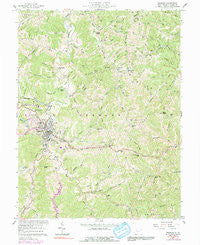 Spencer West Virginia Historical topographic map, 1:24000 scale, 7.5 X 7.5 Minute, Year 1957
