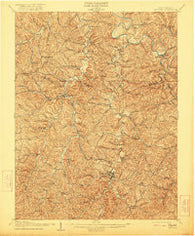 Spencer West Virginia Historical topographic map, 1:62500 scale, 15 X 15 Minute, Year 1907