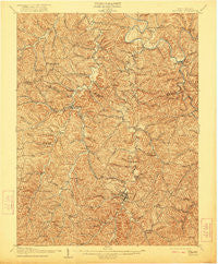 Spencer West Virginia Historical topographic map, 1:62500 scale, 15 X 15 Minute, Year 1907