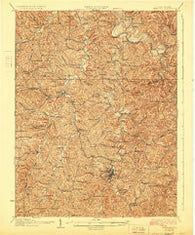 Spencer West Virginia Historical topographic map, 1:62500 scale, 15 X 15 Minute, Year 1928