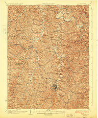 Spencer West Virginia Historical topographic map, 1:62500 scale, 15 X 15 Minute, Year 1928